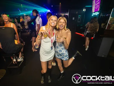 A professional photo of guests enjoying themselves at Cocktails Nightclub from our gallery.