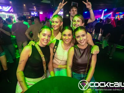 A professional photo of guests enjoying themselves at Cocktails Nightclub from our gallery.