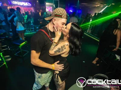 A professional photo of guests enjoying themselves at Cocktails Nightclub from our gallery.