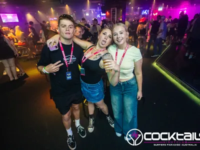 A professional photo of guests enjoying themselves at Cocktails Nightclub from our gallery.