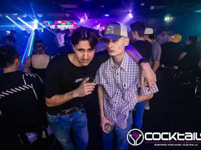 A professional photo of guests enjoying themselves at Cocktails Nightclub from our gallery.