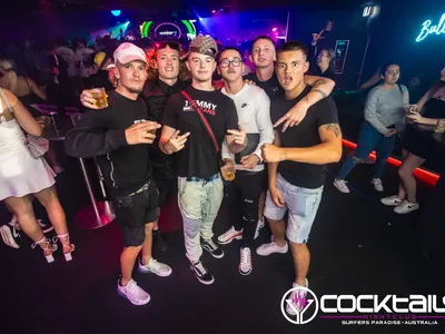 A professional photo of guests enjoying themselves at Cocktails Nightclub from our gallery.