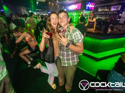 A professional photo of guests enjoying themselves at Cocktails Nightclub from our gallery.