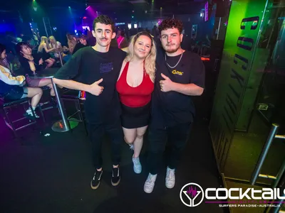 A professional photo of guests enjoying themselves at Cocktails Nightclub from our gallery.