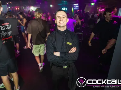 A professional photo of guests enjoying themselves at Cocktails Nightclub from our gallery.