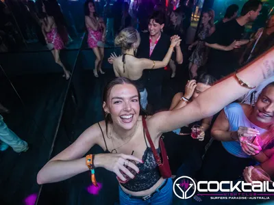 A professional photo of guests enjoying themselves at Cocktails Nightclub from our gallery.