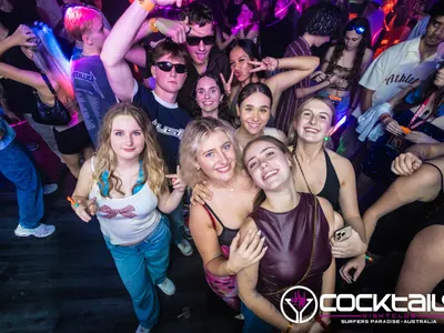 A professional photo of guests enjoying themselves at Cocktails Nightclub from our gallery.