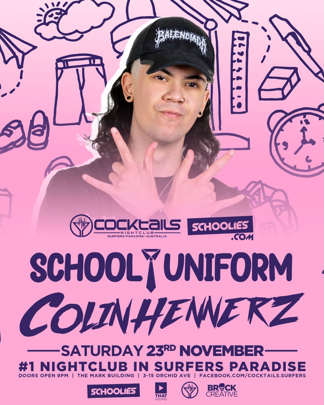 Cover image for School Uniforms with Colin Hennerz– Schoolies