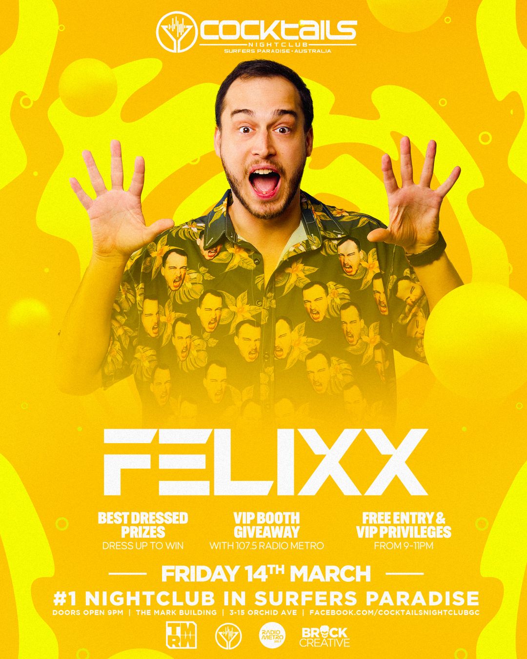 Cover image for FELIXX AT COCKTAILS