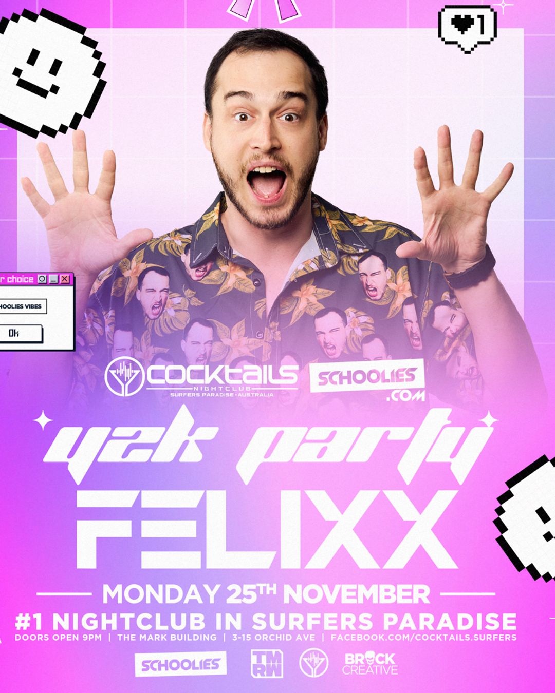 Cover image for Y2K with Felixx– Schoolies